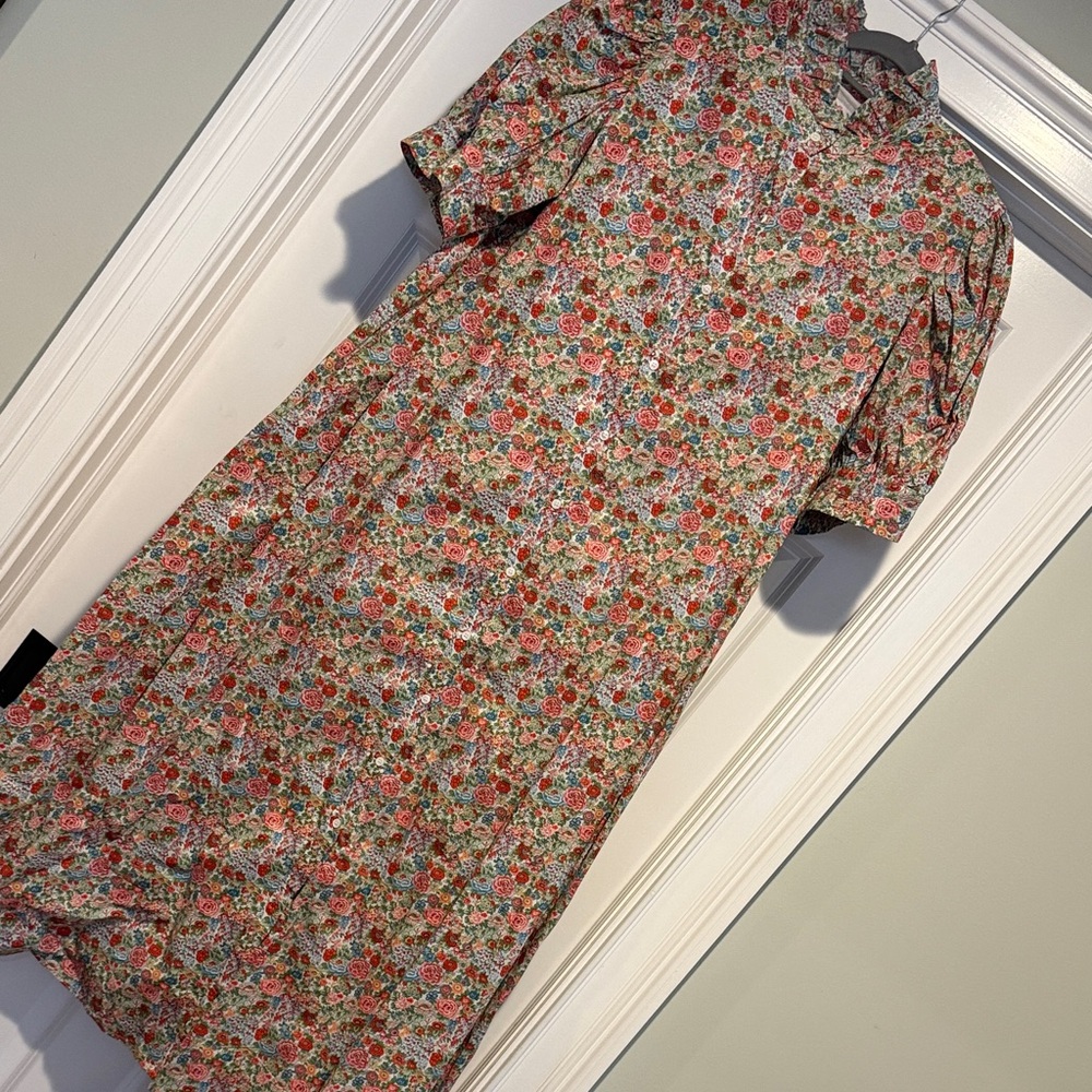Tuckernuck Hyacinth House Floral Maxi Dress with Puff Sleeves xxl